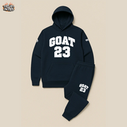 GOAT 23 Navy Blue Hoodie Joggers Set
