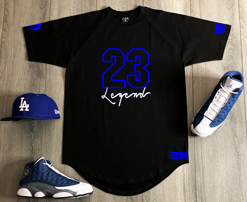 Men s 23 Legend Black Sneakerhead T Shirt Perfect Match for Air
