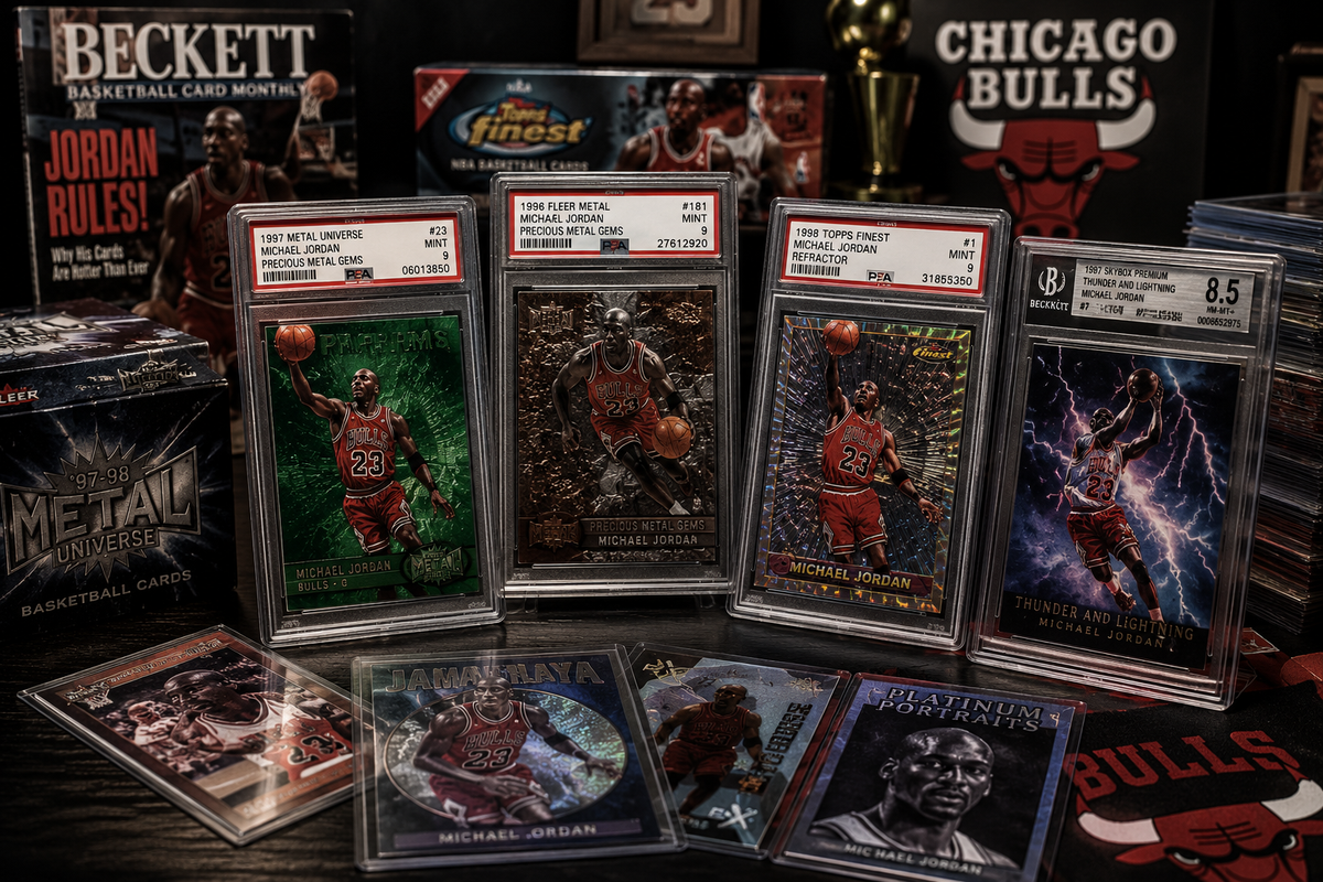 Michael Jordan Basketball Cards 2026 Guide | Fleer Metal, Topps Upper and Upper Deck