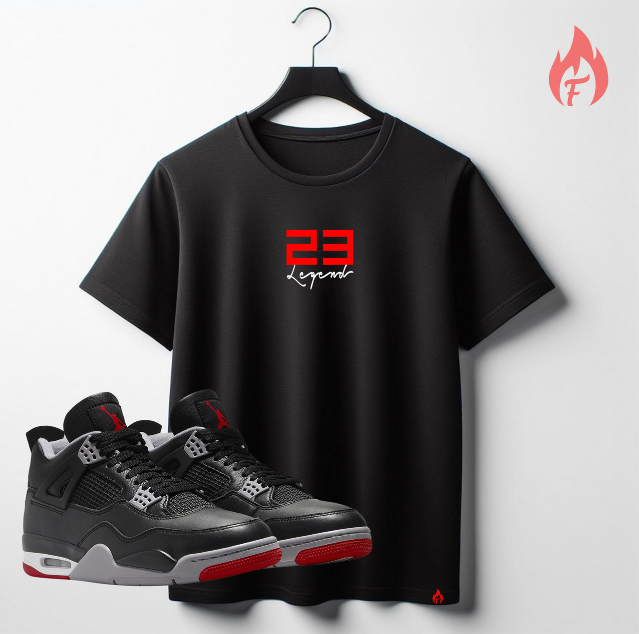 23 Legend T-Shirt To Match Air Jordan 4 Bred