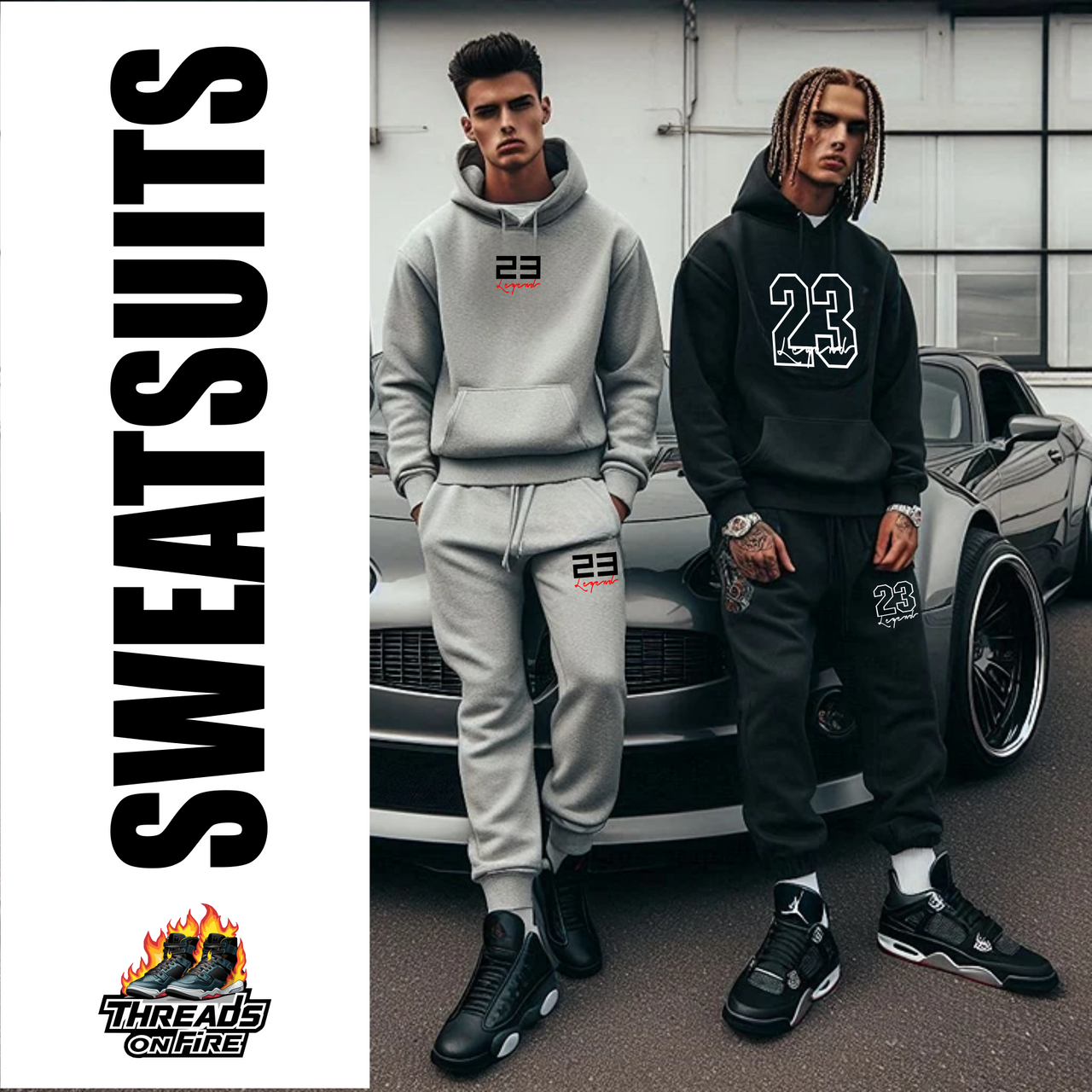 men's sneaker matching sweatsuits