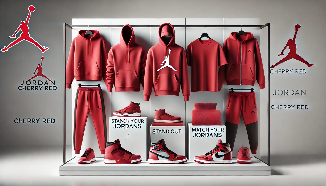 vivid red hues that pair seamlessly with iconic Jordan colorways