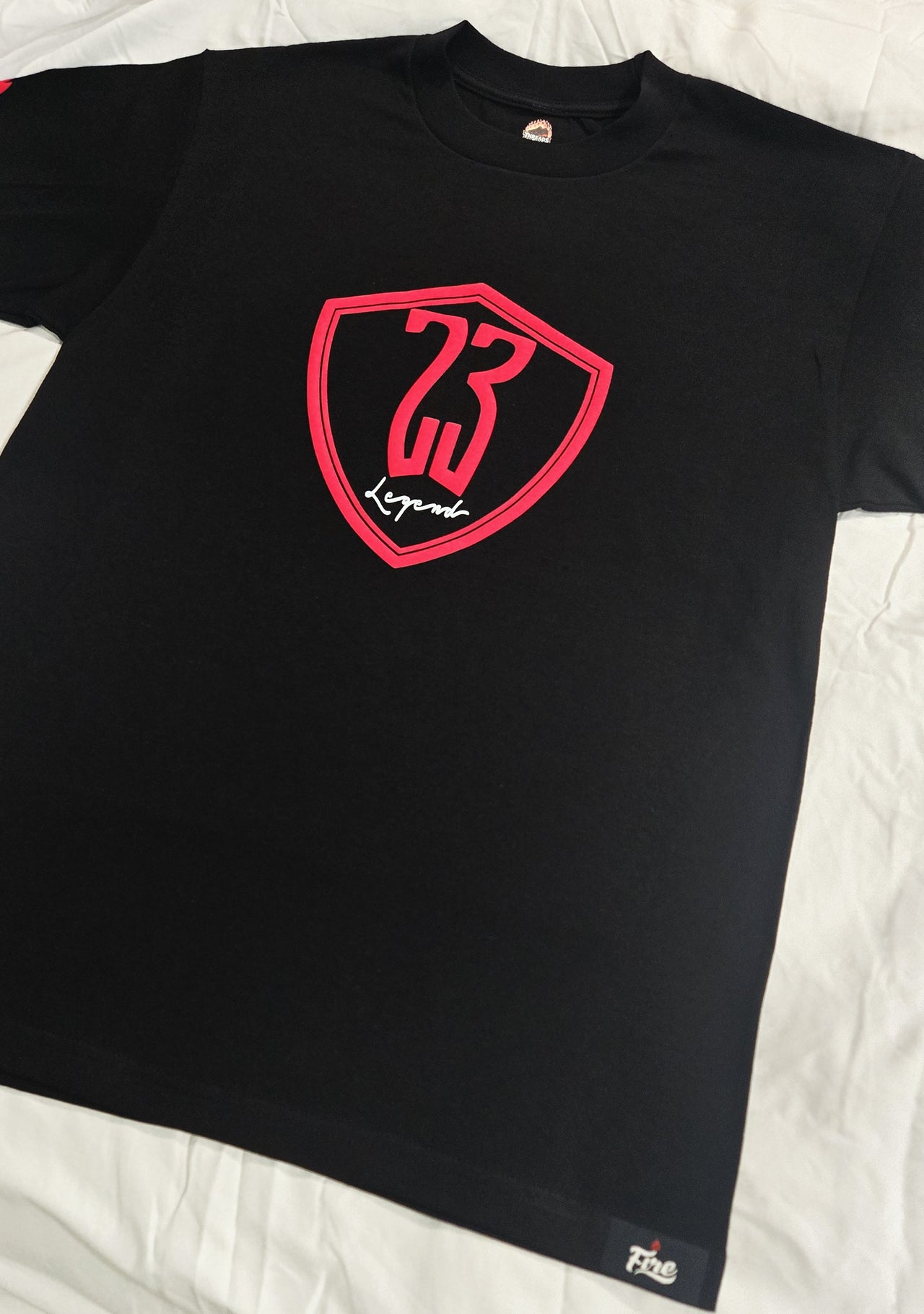 Men's Black T-Shirt Streetwear Sneaker Tee To Match Air Jordan 14 Ferrari Red