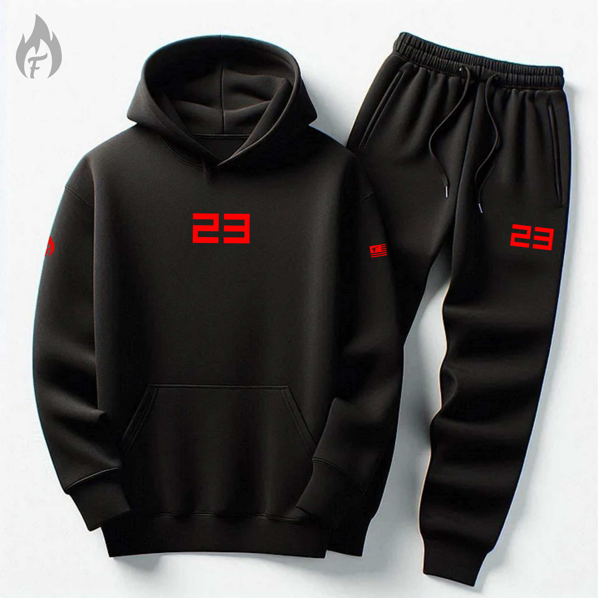 23 Black Sweatsuit To Match Jordan 13 Playoffs