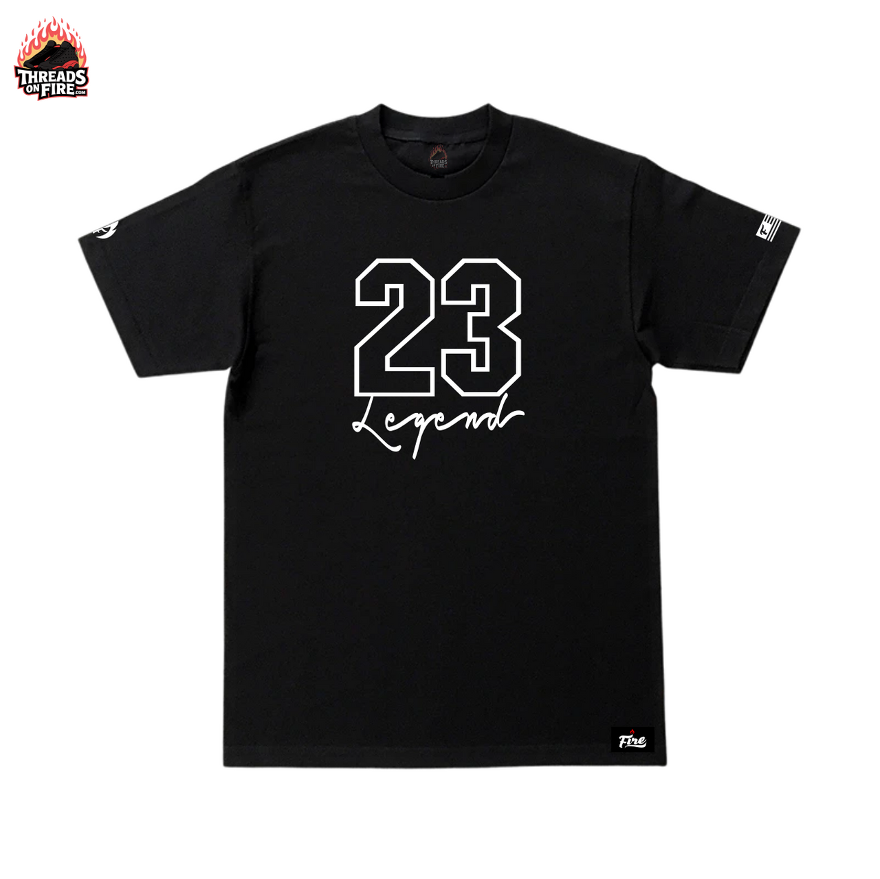 90's Basketball Jordan Black T-Shirt Streetwear Tee Men's To Match Air Jordan 11 Triple Black