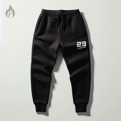 Black 23 Legend Sneaker Hoodie & Joggers Set To Match Air Jordan Retro 11 Jubilee Black Men's Sweatsuit