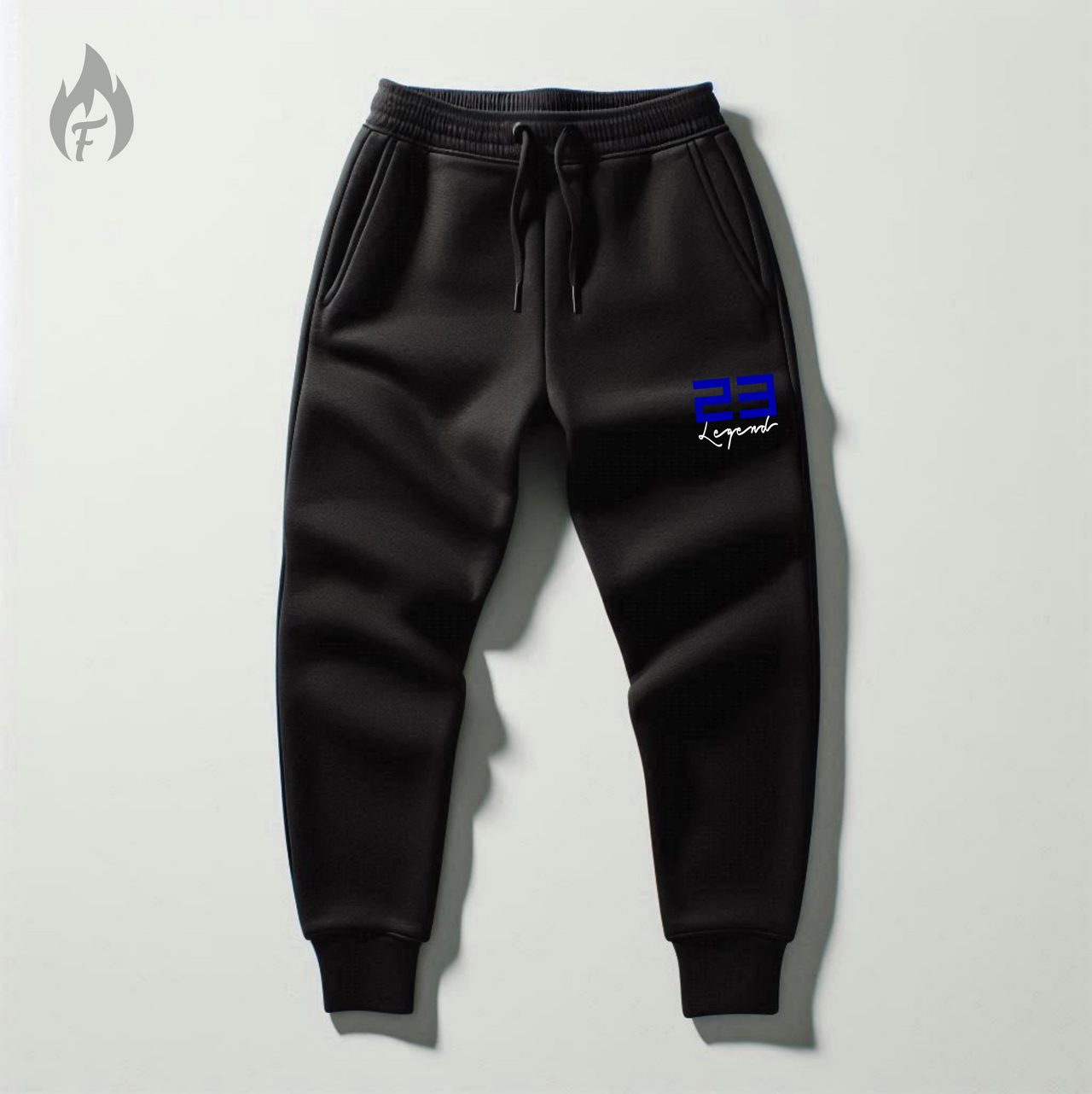 Men's "23 Legend" Black Sneaker Sweatsuit To Match Air Jordan 13 Retro Flint Grey Sneakerhead Hoodie Joggers Set