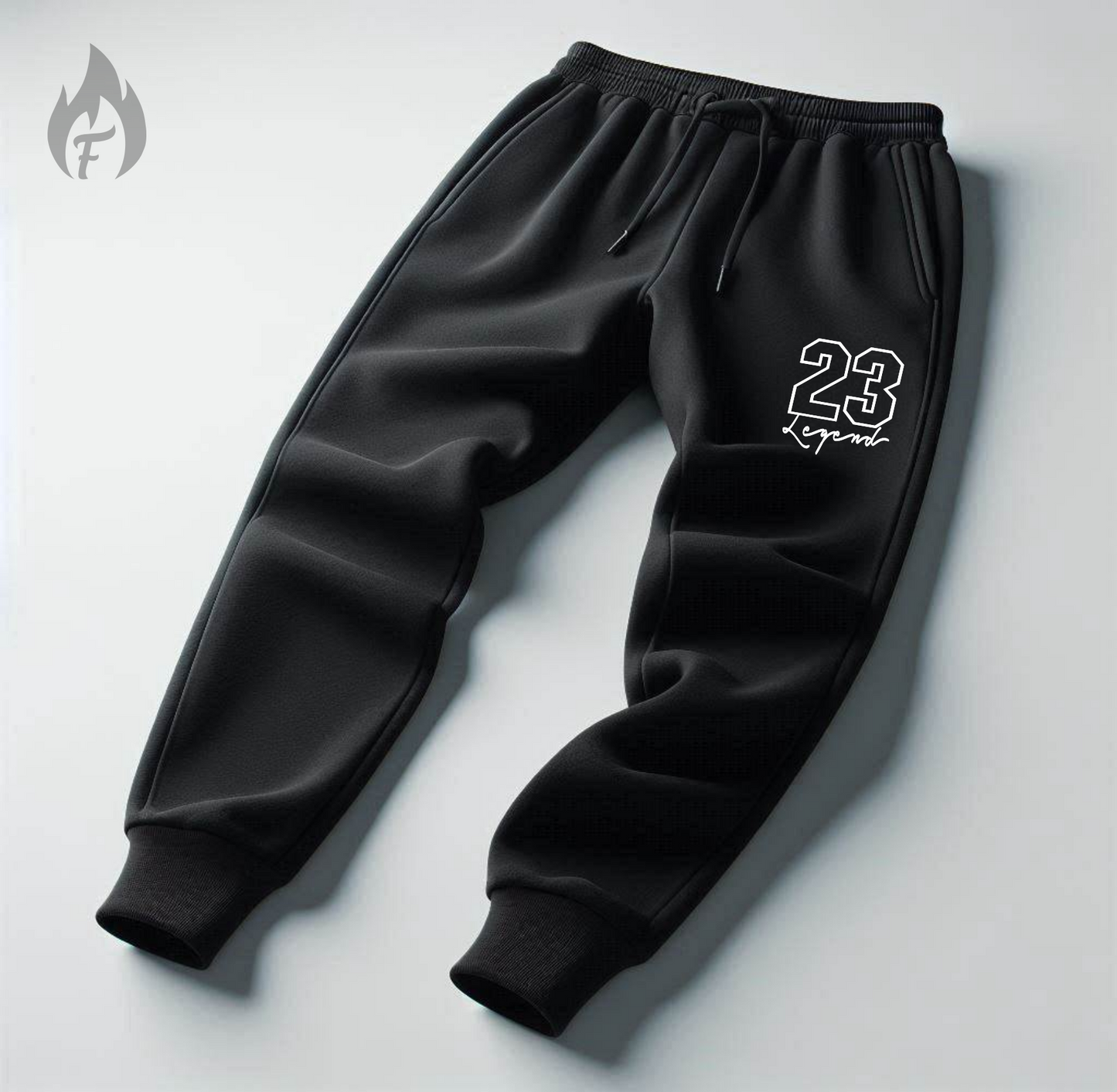 Men's "23 Legend" Premium Sneaker Sweatsuit Inspired by Air Jordan Retro 1 High OG Black White Sneaker Hoodie Joggers Set