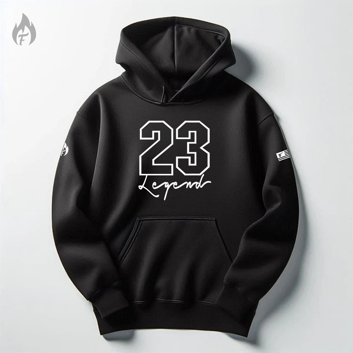 Men's "23 Legend" Premium Sneaker Sweatsuit Inspired by Air Jordan Retro 1 High OG Black White Sneaker Hoodie Joggers Set