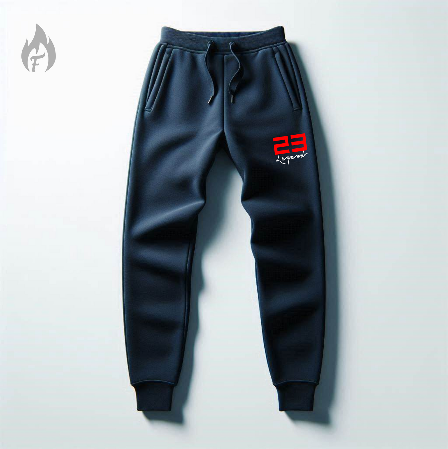 Men's 23 Legend Navy Red Tracksuit Hoodie & Joggers Sweatsuit To Match Air Jordan 13 Midnight Navy