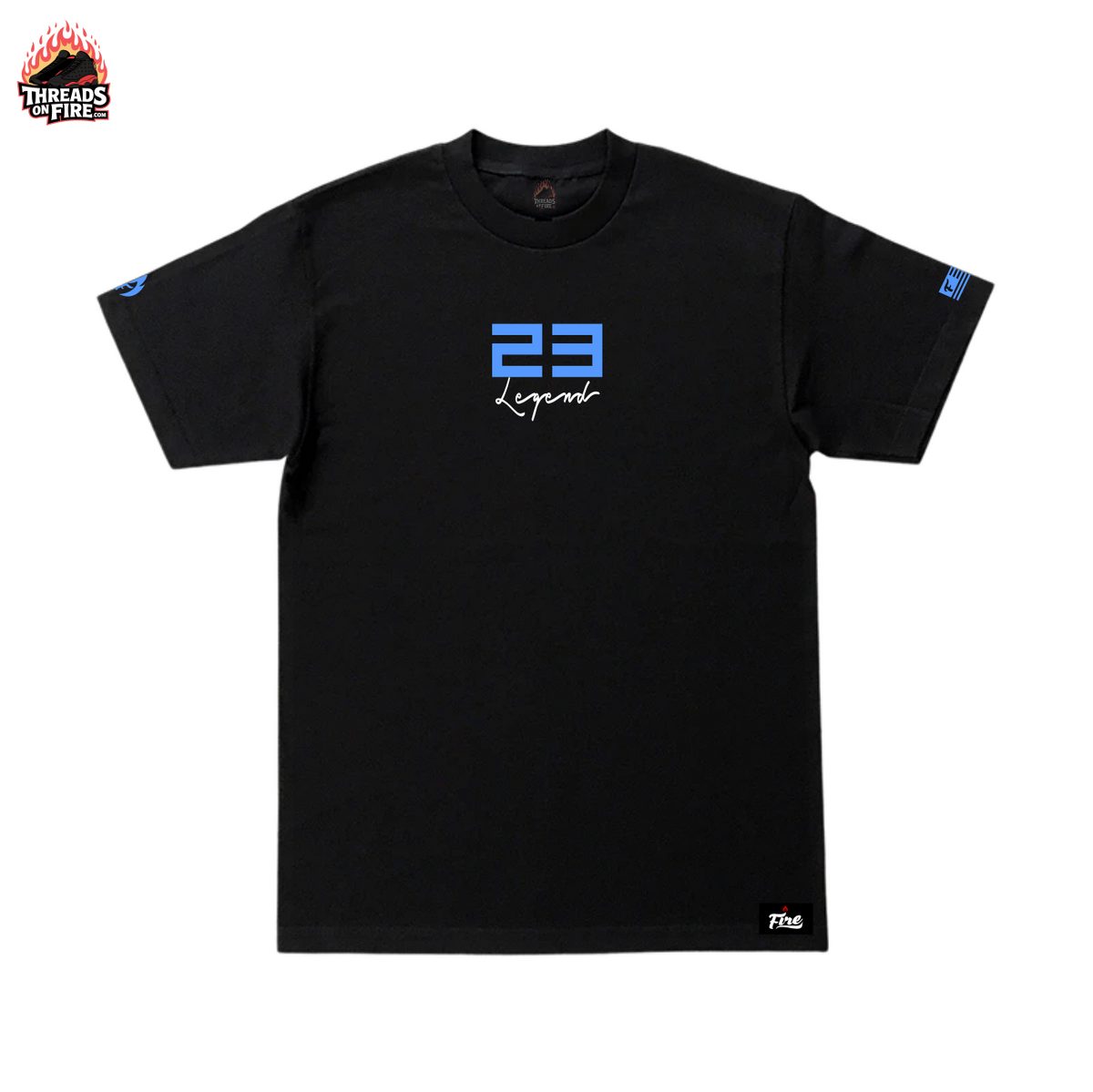 90's Retro T-Shirt Black Sky Blue Streetwear Tee Men's To Match Air Jordan 11 Gamma