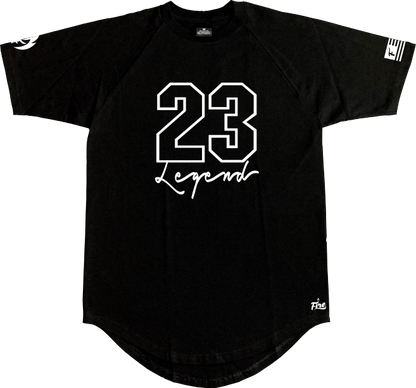 23 Legend T-Shirt To Match Air Jordan Retro 4 Military Black White Men's Sneaker Tees