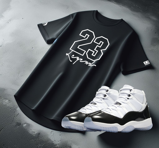 23 Legend T-Shirt To Match Air Jordan 11 Concord