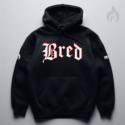 Men's BRED Sweatsuit To Match Air Jordan 4 Bred Re-Imagined Tracksuit Sneaker Hoodie and Joggers