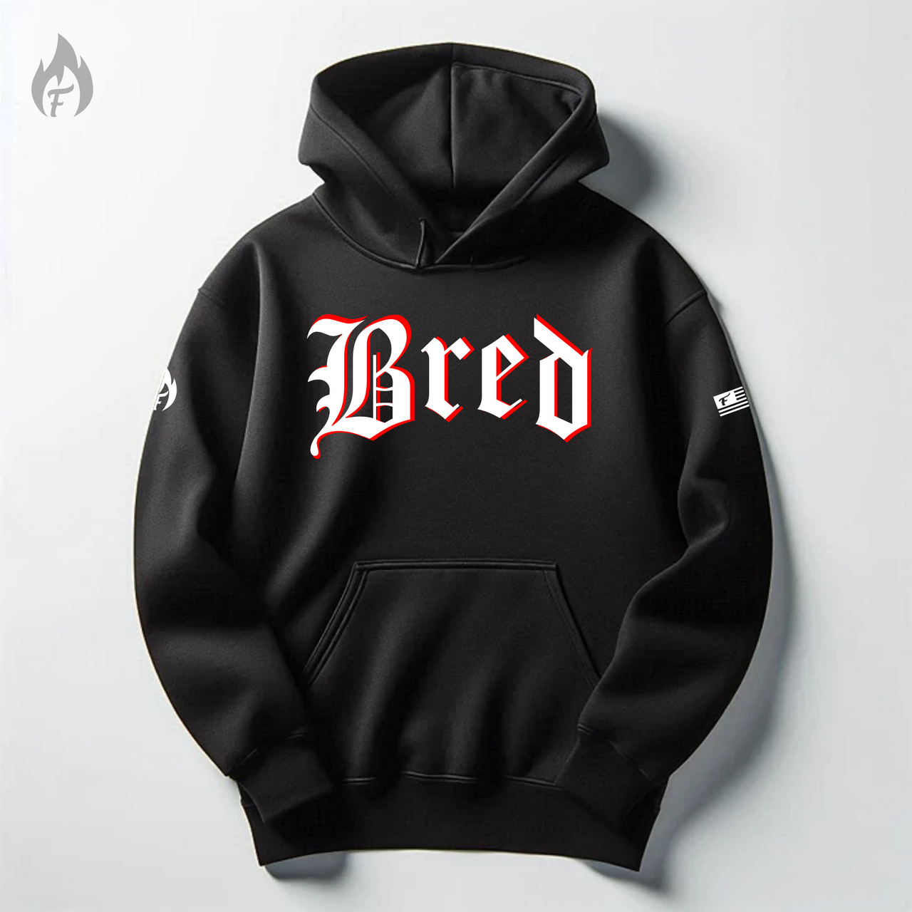 Black Tracksuit To Match Air Jordan 11 Bred Sweatsuit Sneaker BRED Hoodie and Joggers Set