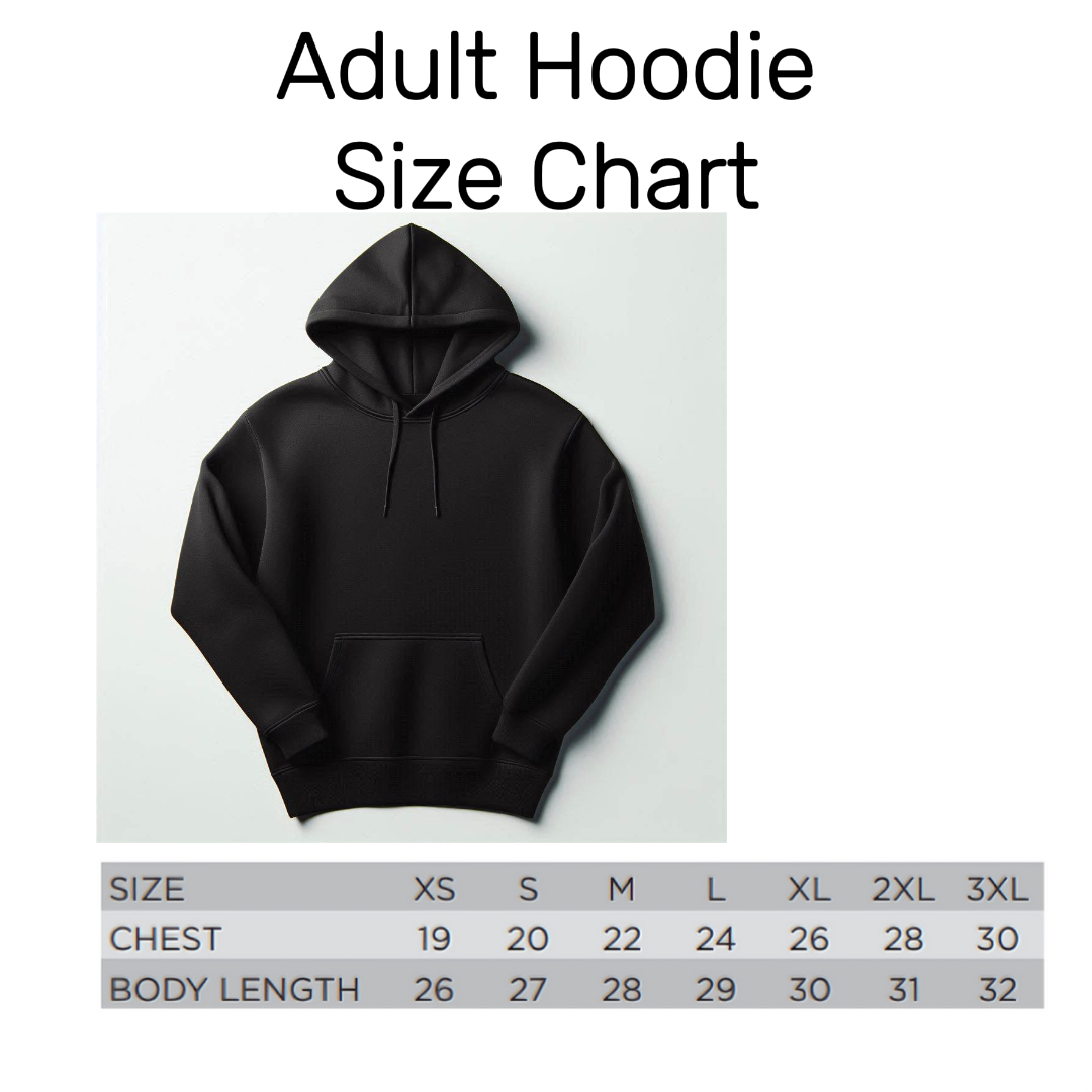 HoodieSizeChart