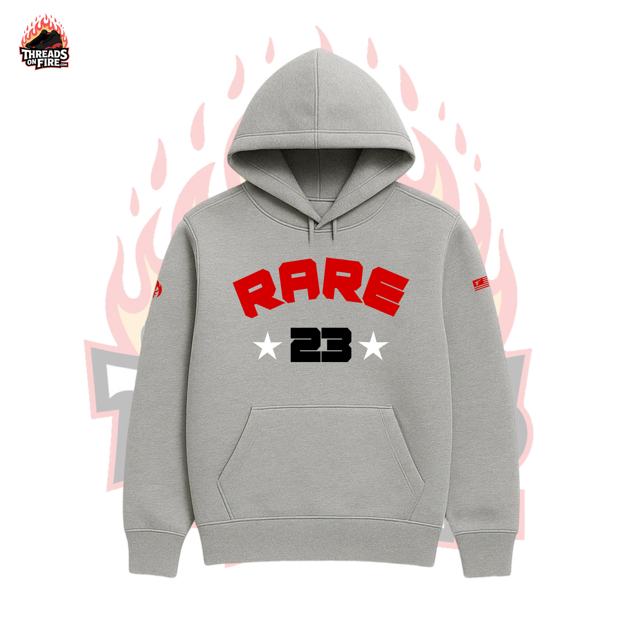 Rare 23 Men's Grey Hoodie Joggers Sweatsuit To Match Air Jordan 4 Rare Air