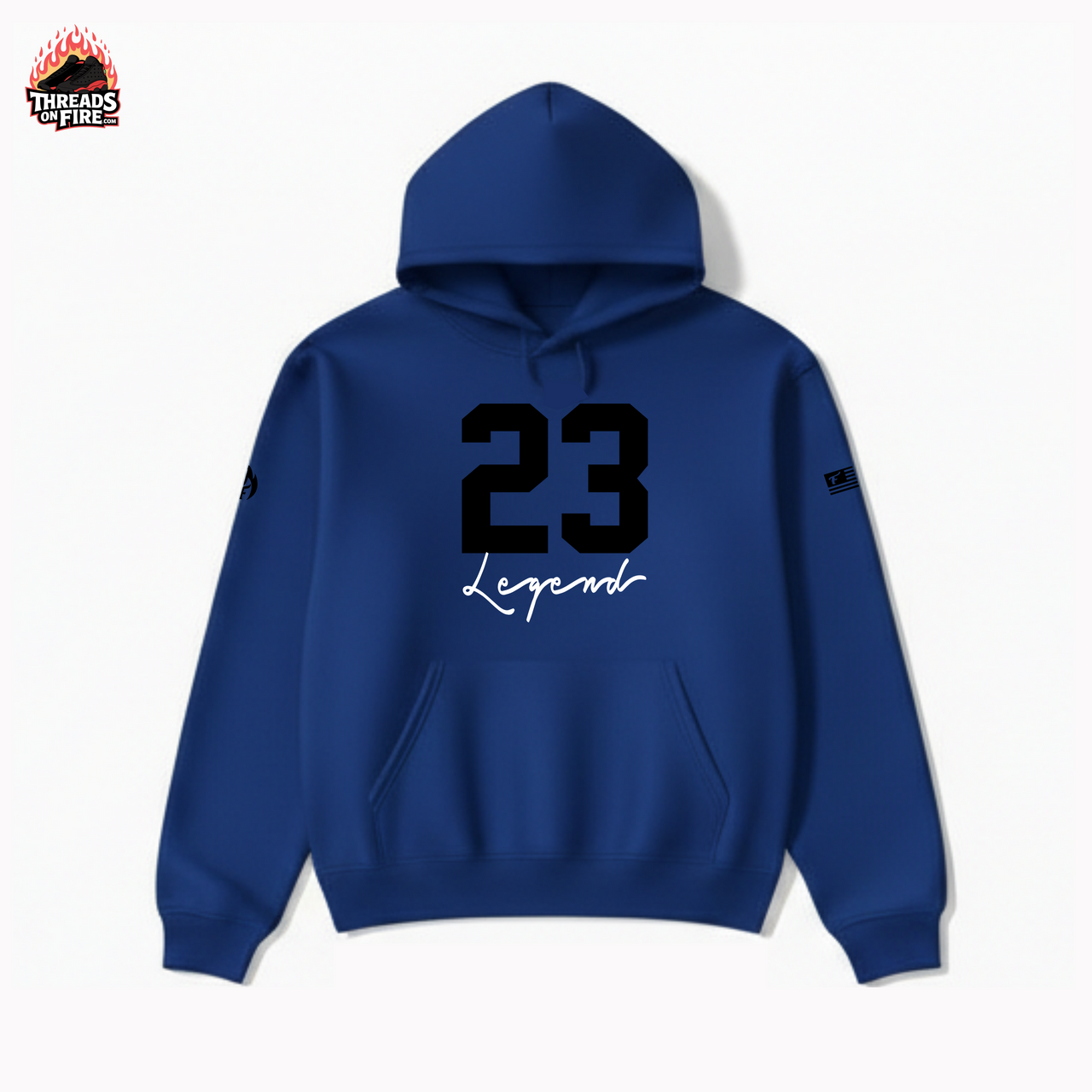 Men's Blue Sweatsuit 23 Legend Hoodie Joggers To Match Air Jordan 13 Hyper Royal