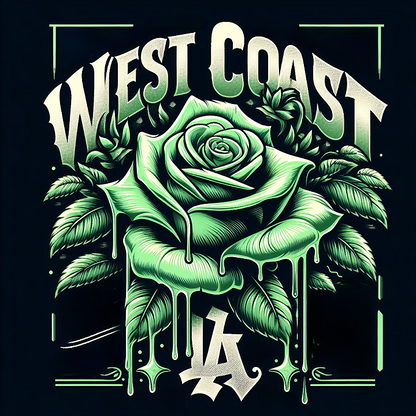 Men's West Coast Streetwear T-Shirt To Match Air Jordan 3 Retro Neon Black Sneaker Tees