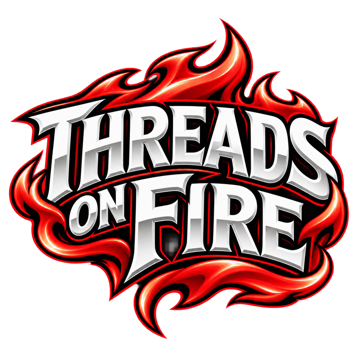 THREADS ON FIRE LOGO