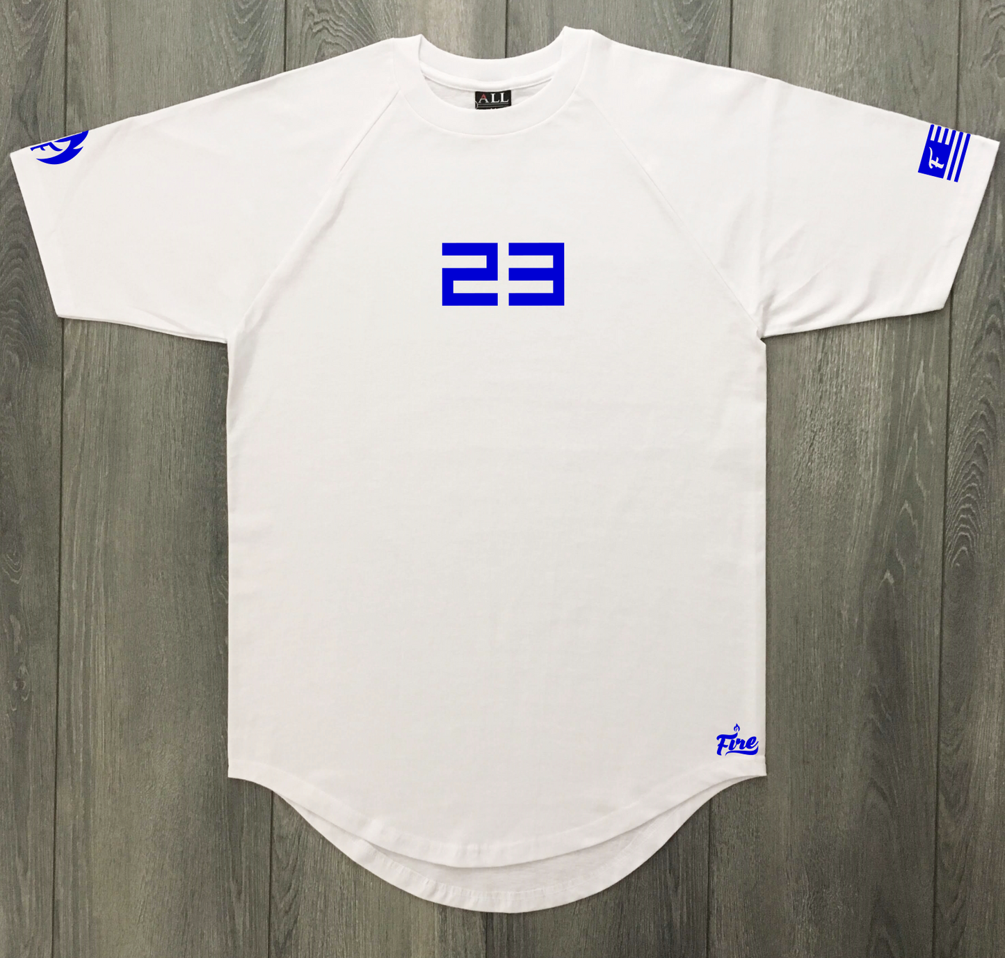 Men's White "23" Sneaker Tee To Match Air Jordan 13 Flint Grey Steetwear T-Shirts