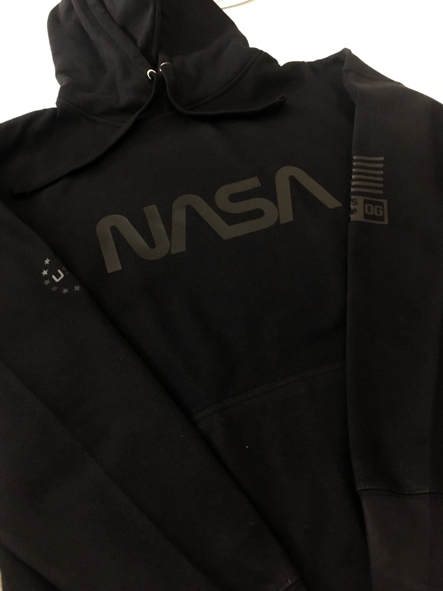 NASA Streetwear Hoodie To Match Air Jordan Retro 4 Black Cat Sneaker Sweatshirt