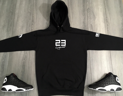 Men's Black "23 Legend" Graphic Sneaker Sweatsuit Matching Air Jordan Retro 13 Reverse "Got Game" Sneakers
